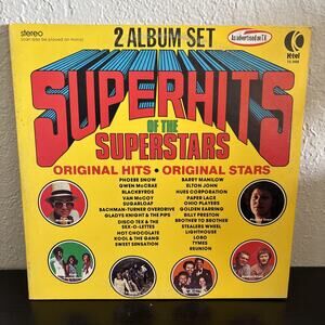 Super Hits of The Superstars Original Hits & Stars K-Tel Records 2 LPs TU 2450